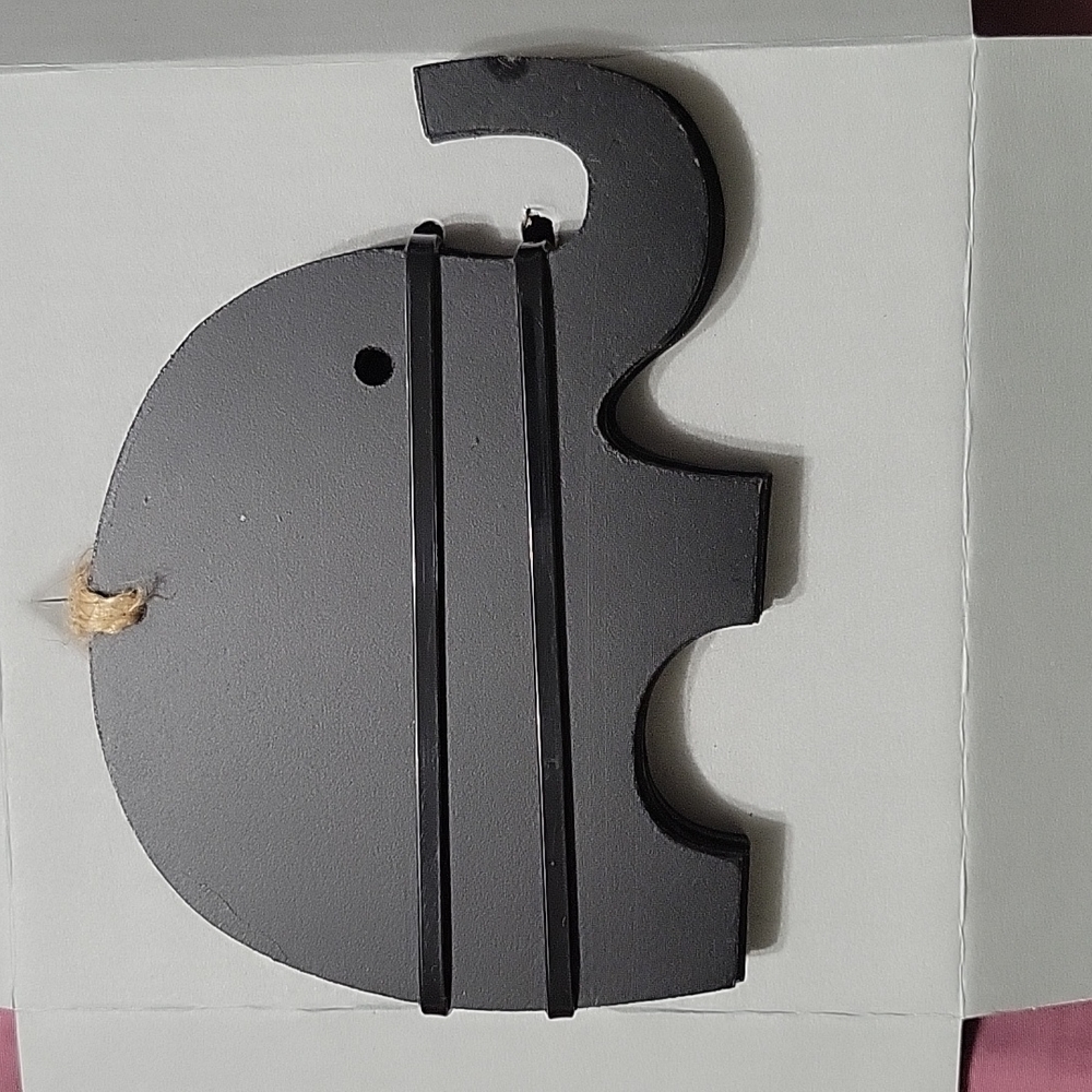 Wooden Elephant Wall Decor